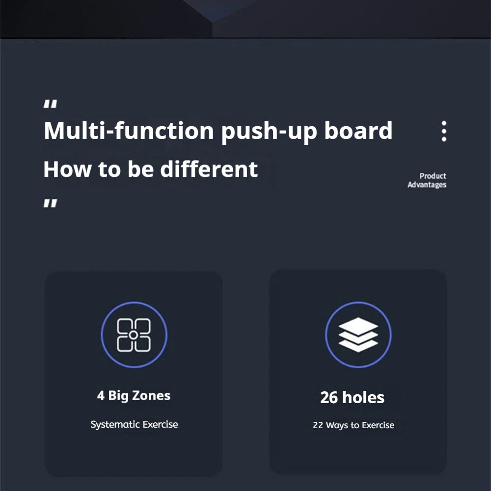 Foldable Multi-Functional Push Up Board Chest  Abs Training Equipment Portable Home Gym Fitness Tool for Men Core Workout