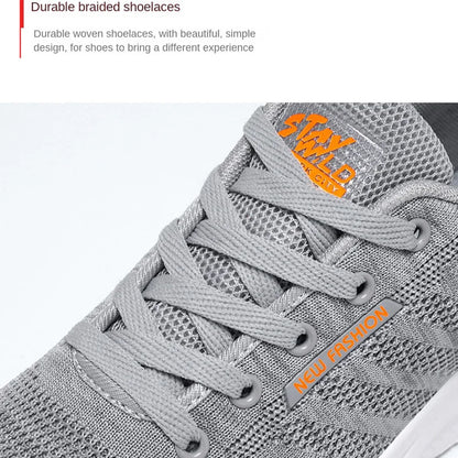 Oulylan New Trendy Casual Men Sports Shoes Summer Lightweight Breathable Mesh Sneakers Outdoor Anti-slip Women Running Footwear