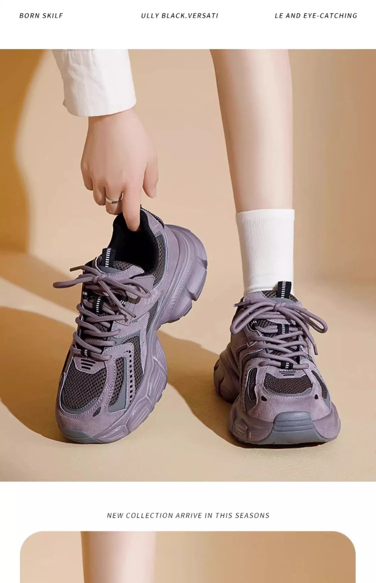 Oulylan Leisure Summer Women Chunky Sneaker Retro Lightweight Mesh Breathable Sports Shoes Ladies Fashion Daily Comfort Footwear