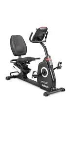 Fitness Recumbent Magnetic Exercise Bike with 15 Workout Programs
