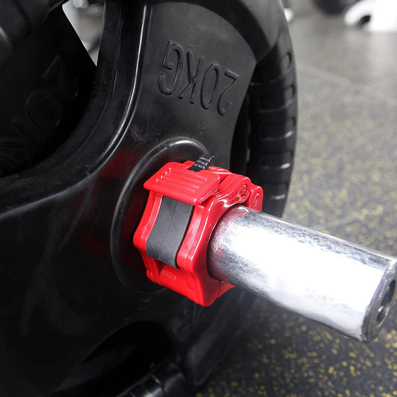 Pro Dumbbell Barbell Bar Clip Collar Barbell Lock Clamps Quick O-Rod Chuck Weight Lifting Bar Gym Dumbbell Fitness Body Building