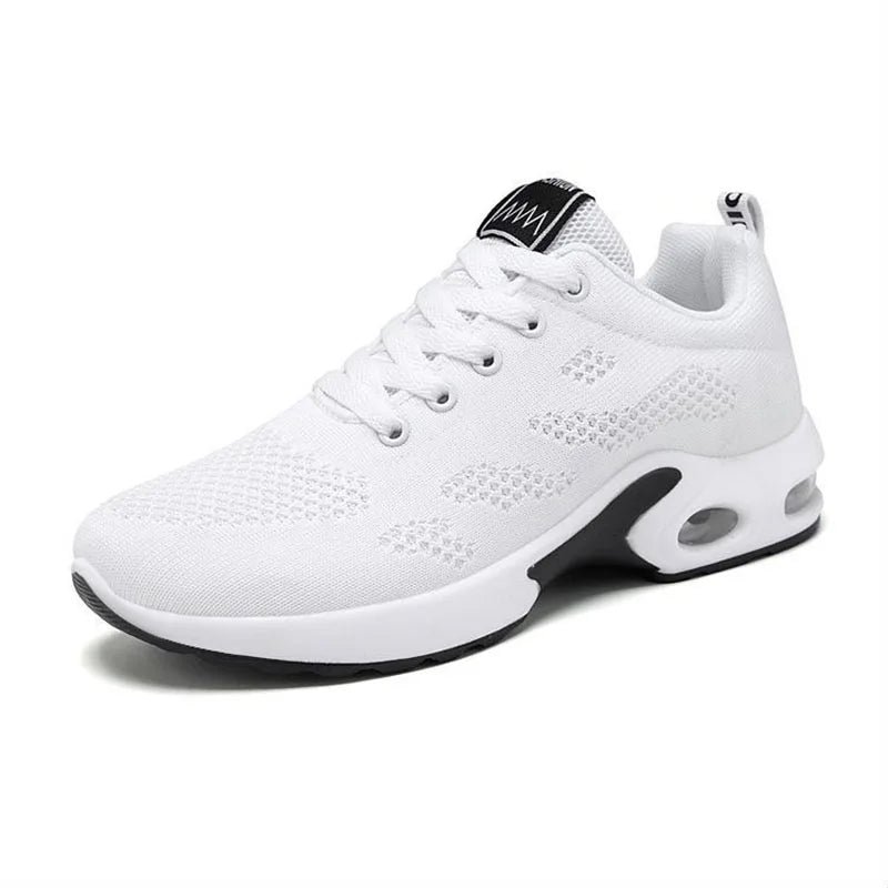 Oulylan Women Casual Sneakers Shoes Mesh Breathable Running Shoes Air Cushion Platform Summer Sports Shoes Luxury Lightweight