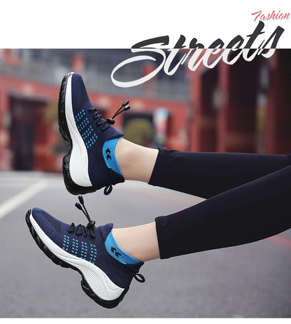 2024 Women Plus Size Shoes Summer Air Mesh Sport Aqua Shoes Outdoor Women's Quick Dry Water Shoes Sneakers Running Shoes 35-45
