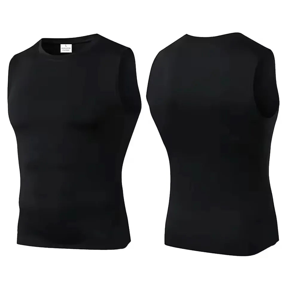 Men’s Compression Tank – Quick-Dry Gym Vest