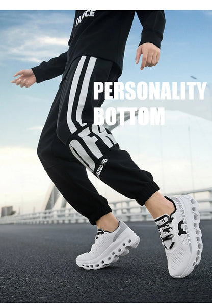 Men's Cushioning Running Shoes Lightweight Athletic Casual Sneakers Male Non-Slip Sports Shoes Outdoor Travel Walking Shoes