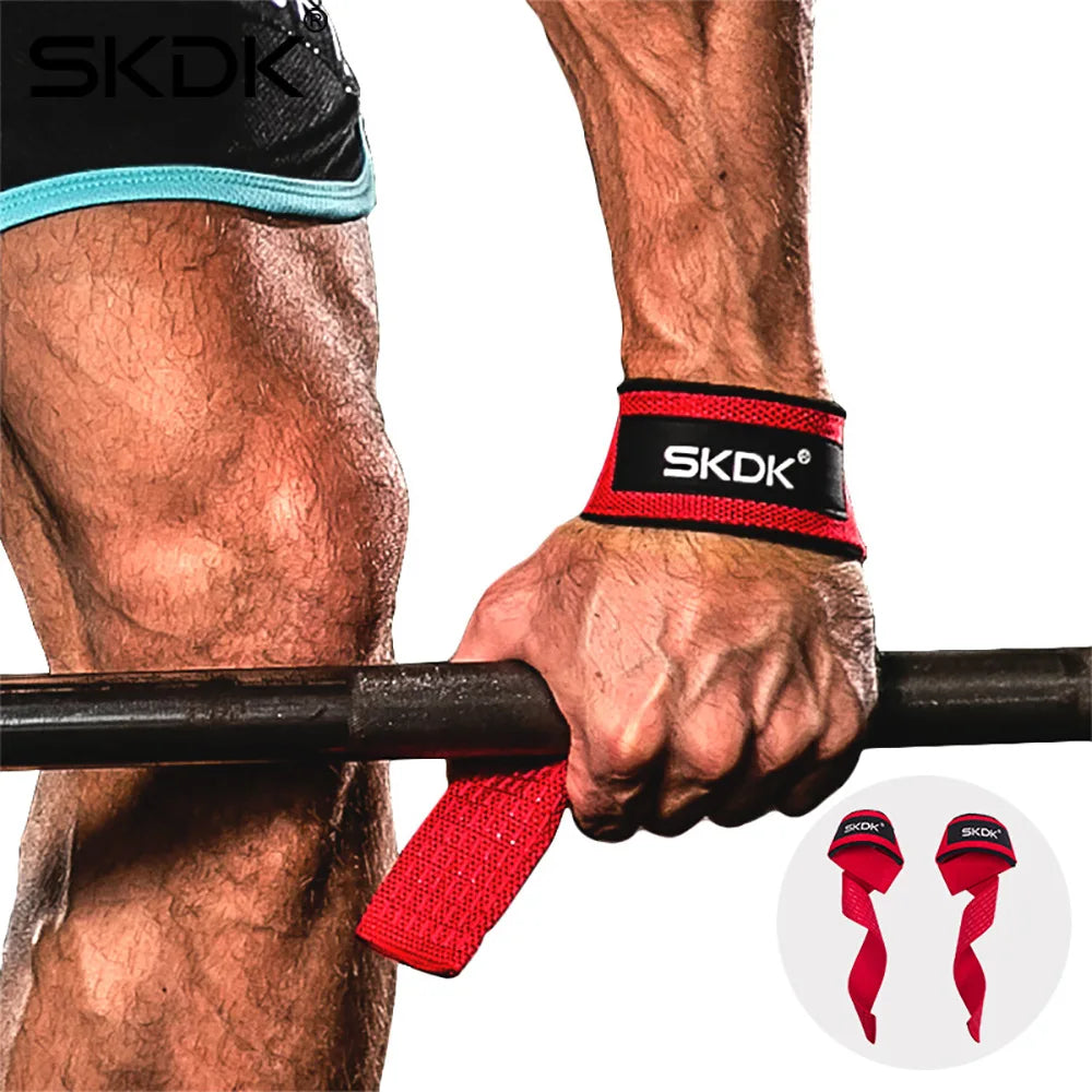 Weightlifting Straps Gym Barbell Dumbbell Workout Lifting Hand Grips Band Crossfit Fitness Equipment Wrist Wrap Lift Training