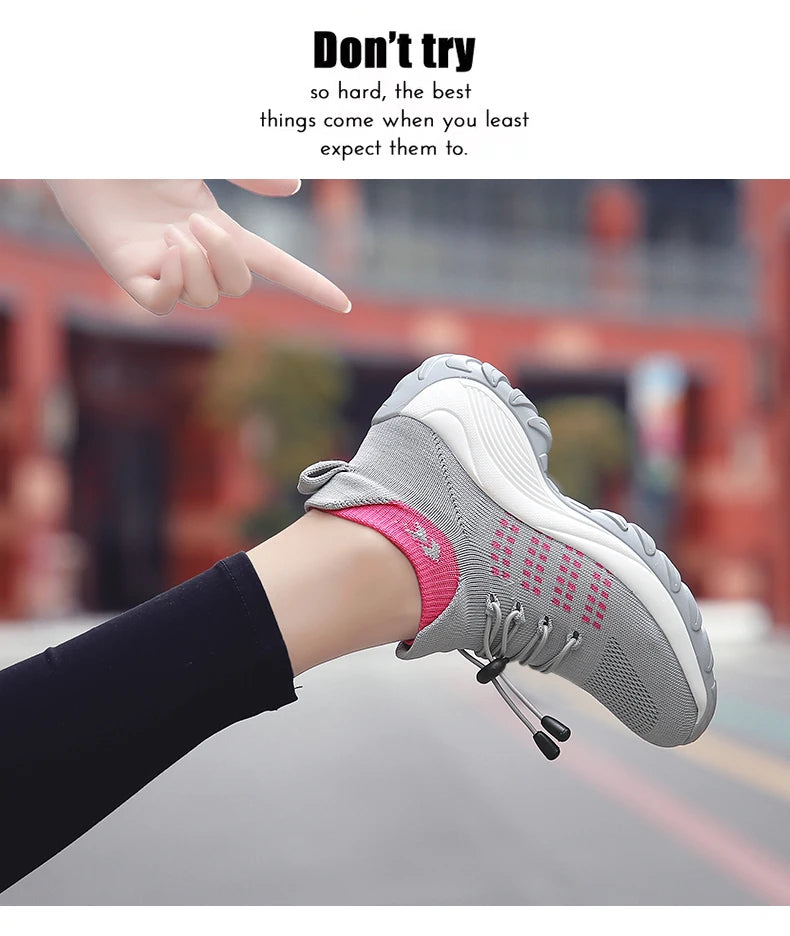 2024 Women Plus Size Shoes Summer Air Mesh Sport Aqua Shoes Outdoor Women's Quick Dry Water Shoes Sneakers Running Shoes 35-45