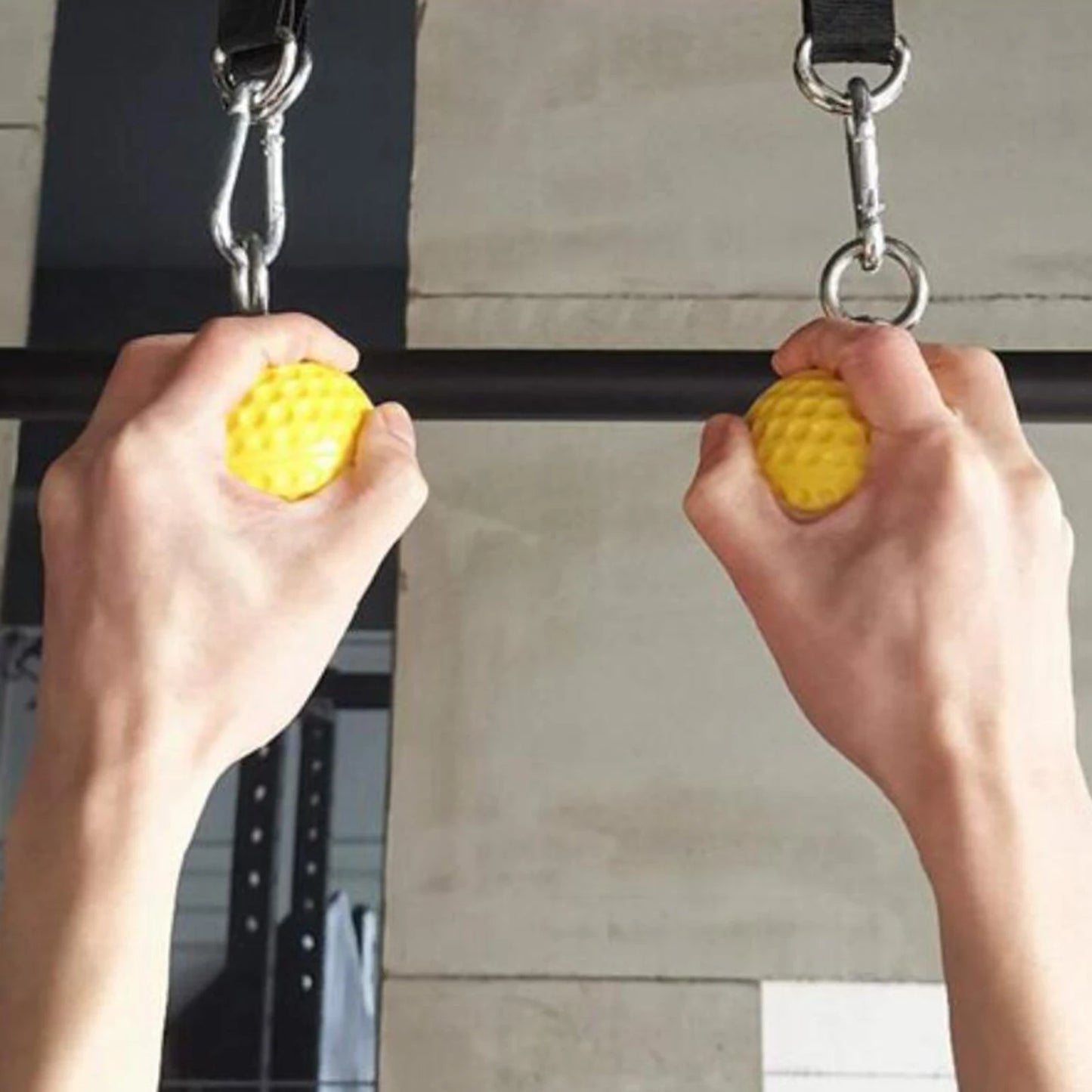 Solid Pull up Balls with Hooks Grip Strength Training Muscle Strengthener Pinch Block Fitness Workout Grip for Forearm Arm Train