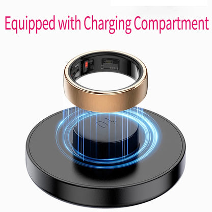 Smart Fitness Ring – Track Sleep, Heart Rate, SpO₂ & Temperature | 7-Day Battery