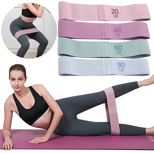 Stretch Fitness Strips Anti-Slip Squat Expander Bands Portable Glute Thigh Elastic Bands Yoga Gym Equipment