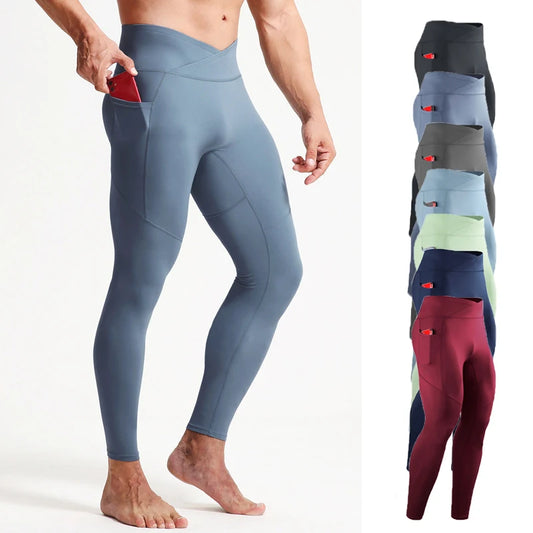 Men’s Sport Tights 2024 – Pocket Gym Leggings