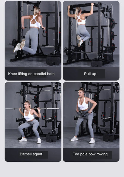 Smith Machine Comprehensive Training , Commercial Fitness Equipment, Squat and Push, Multi-functional Integrated Gantry