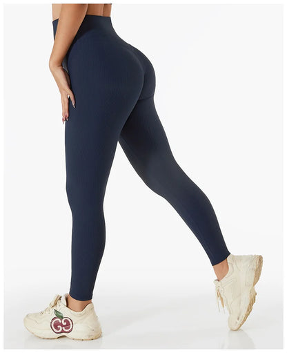 High Waist Push Up Seamless Sport Legging Women's Yoga Pants Super Stretchy Gym Workout Leggings Women's Fitness Sports Leggings