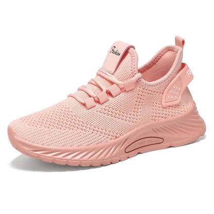 2025 Women's Shoes Summer Women's Shoes Flying woven casual shoes Comfortable breathable women's sneakers