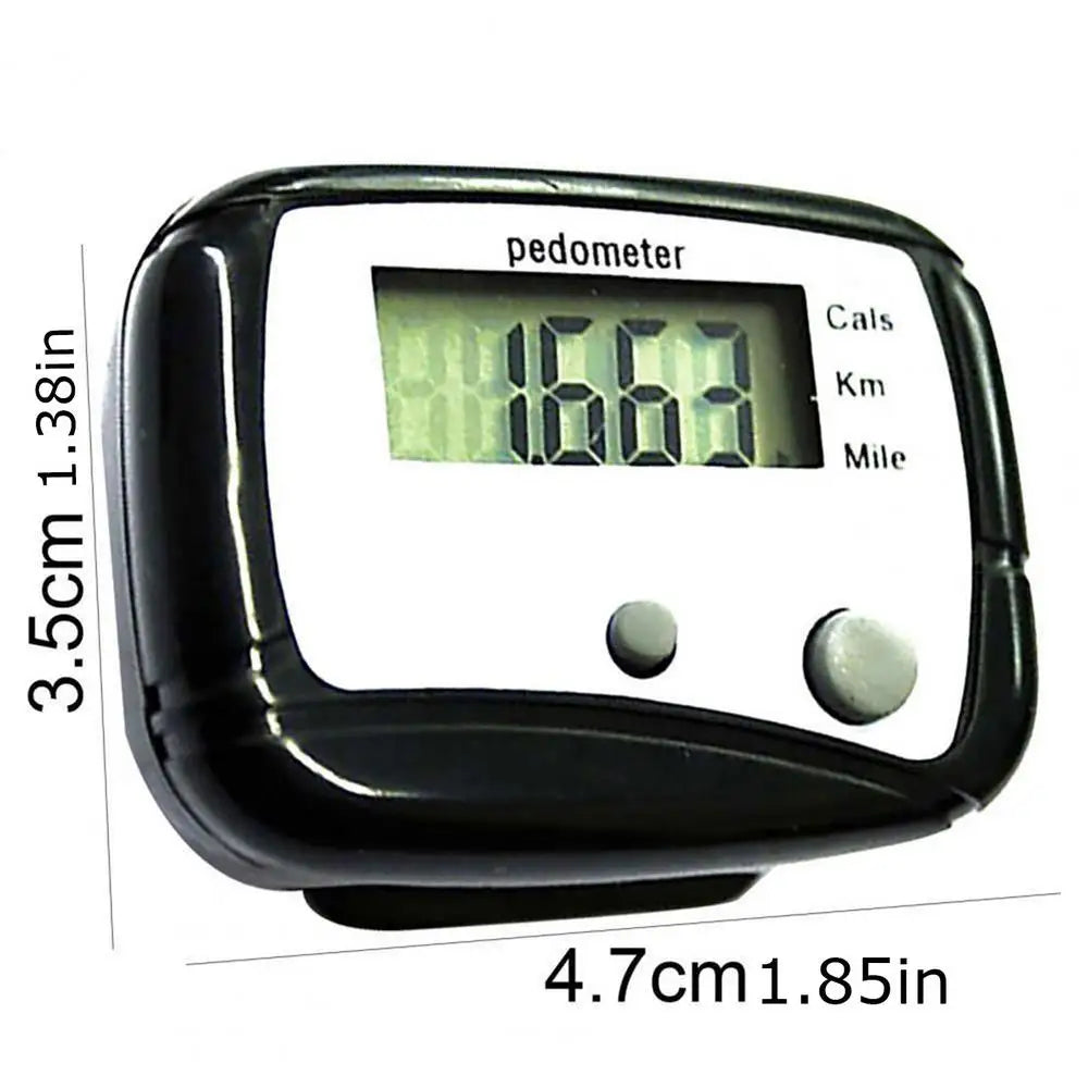 Mini Digital LCD Running Step Pedometer Jogging Training Walking Step Counter Fitness Exercise Belt Clip Pedometer