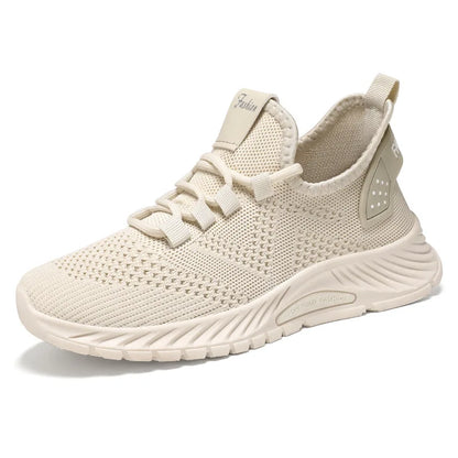2025 Women's Shoes Summer Women's Shoes Flying woven casual shoes Comfortable breathable women's sneakers
