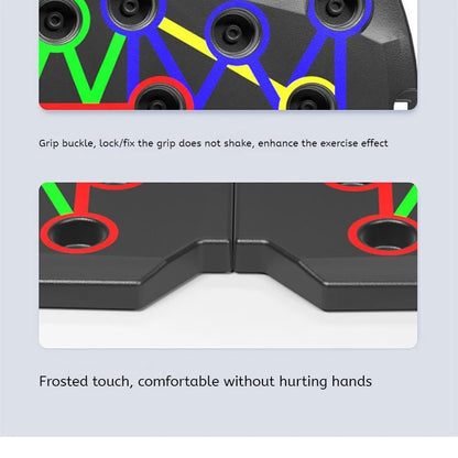 Foldable Multi-Functional Push Up Board Chest  Abs Training Equipment Portable Home Gym Fitness Tool for Men Core Workout