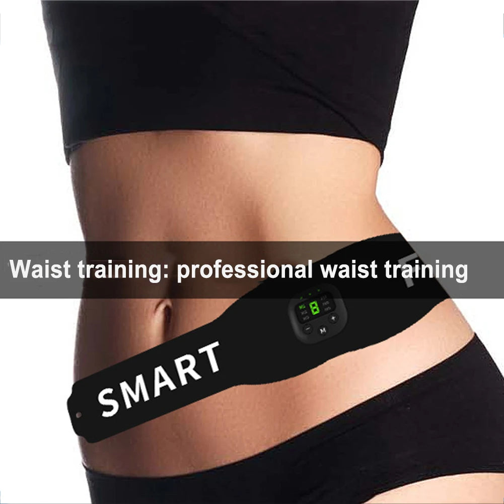 Slimming Belt Belly Weight Loss Abdominal Exercises Exercise Massager Body Shaping 19 Modes Rechargeable Gym Fitness Equiment