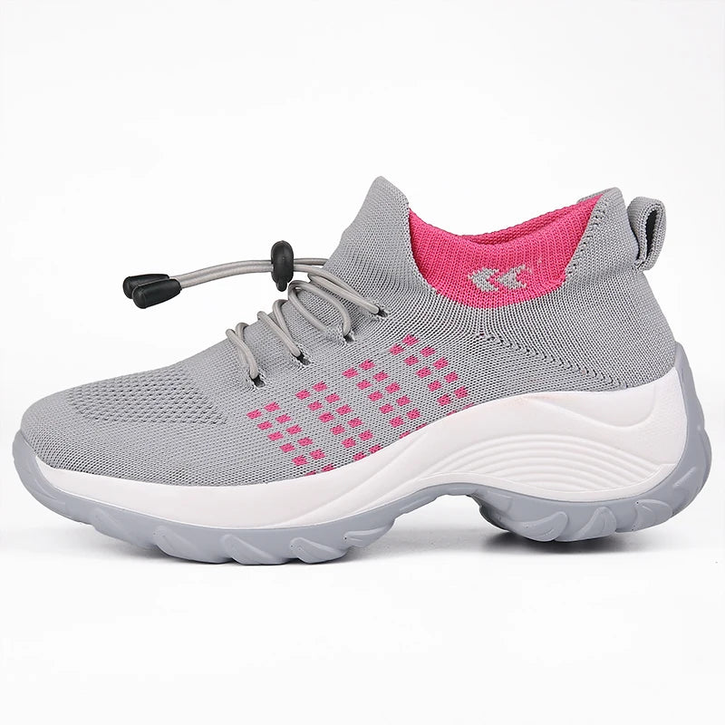 2024 Women Plus Size Shoes Summer Air Mesh Sport Aqua Shoes Outdoor Women's Quick Dry Water Shoes Sneakers Running Shoes 35-45