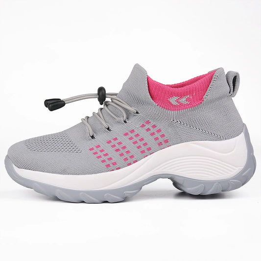 2024 Women Plus Size Shoes Summer Air Mesh Sport Aqua Shoes Outdoor Women's Quick Dry Water Shoes Sneakers Running Shoes 35-45