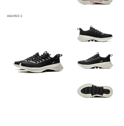 Li-Ning Women SOFT ESSENTIAL V2 Slip-on Casual Walking Shoes Cushion Flexible LiNing Comfortable Sports Sneakers AGLV022