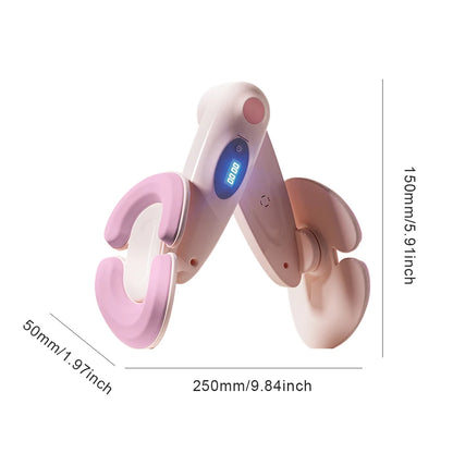 Digital Skinny Legs Clip Strength Adjustable Thigh Fitness Equipment 360° Rotatable Exercise Pelvic Floor Trainer for Women Men