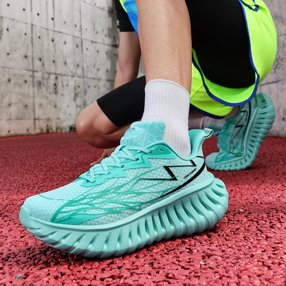 High-quality Chunky Running Shoes Women Men Light Comfy Outdoor Jogging Summer Mesh Breathable Trekking Shoes Versatile Sneakers