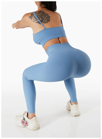 High Waist Push Up Seamless Sport Legging Women's Yoga Pants Super Stretchy Gym Workout Leggings Women's Fitness Sports Leggings