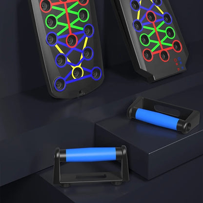 Foldable Multi-Functional Push Up Board Chest  Abs Training Equipment Portable Home Gym Fitness Tool for Men Core Workout