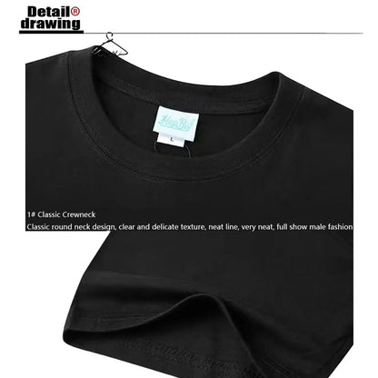 Retro Stone Logo T-Shirt – Men’s Casual Cotton Tee