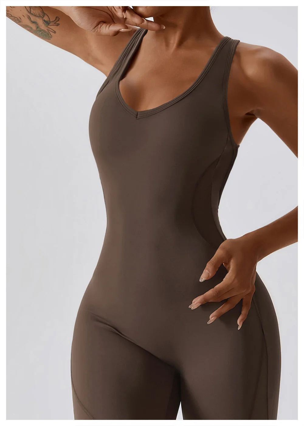 Women Sports Jumpsuit Naked Feeling Gym Set Women Training Yoga Suit Sportswear Fitness Rompers Stretch Female Workout Bodysuits