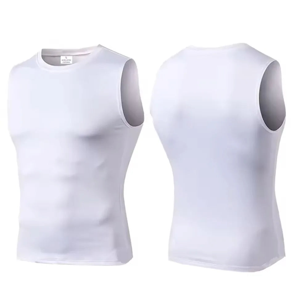 Men’s Compression Tank – Quick-Dry Gym Vest