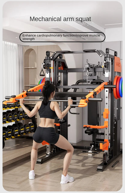Longmen Frame Equipment, Home Smith Machine, Squat Bench, Multi-functional Fitness Equipment, Comprehensive Training Device