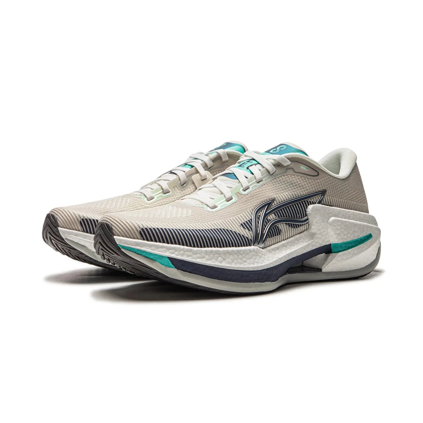 Li-Ning Men FURIOUS RIDER 8 Stability Running Shoes BOOM Cushion Stable Support Sport Shoes Anti-slip Wearable Sneakers ARZU007