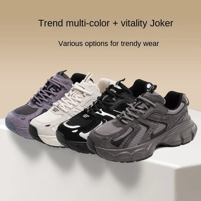 Oulylan Leisure Summer Women Chunky Sneaker Retro Lightweight Mesh Breathable Sports Shoes Ladies Fashion Daily Comfort Footwear