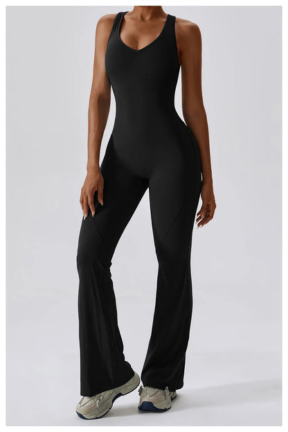 Women Sports Jumpsuit Naked Feeling Gym Set Women Training Yoga Suit Sportswear Fitness Rompers Stretch Female Workout Bodysuits