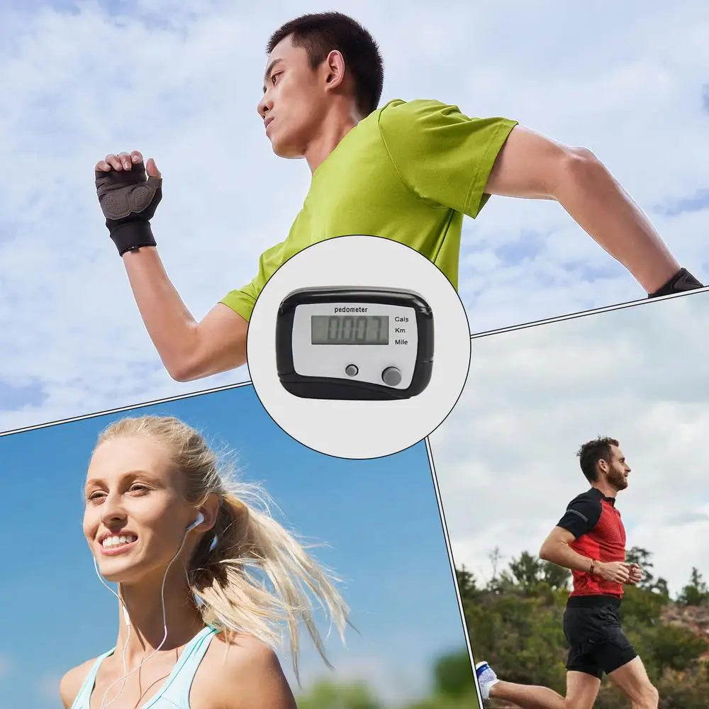 Mini Digital LCD Running Step Pedometer Jogging Training Walking Step Counter Fitness Exercise Belt Clip Pedometer