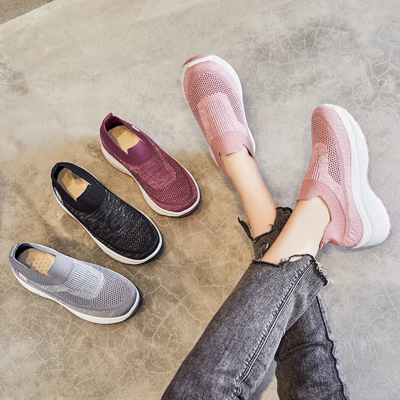 Women's shoes summer new fashion casual shoes increase breathable platform sports shoes women's shoes