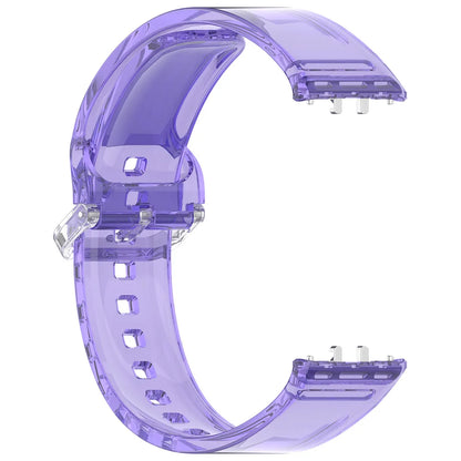Photochromic Sport Strap Sport Watchband Adjustable TPU Sport Wrist Band Sweatproof Comfortable for Samsung Galaxy Fit 3 SM-R390