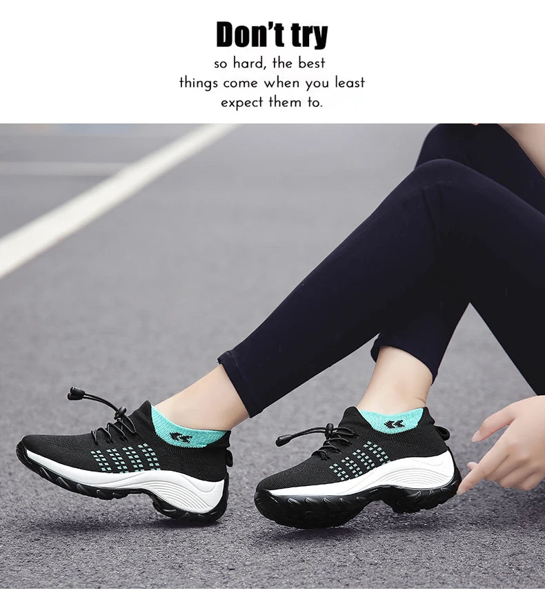 2024 Women Plus Size Shoes Summer Air Mesh Sport Aqua Shoes Outdoor Women's Quick Dry Water Shoes Sneakers Running Shoes 35-45
