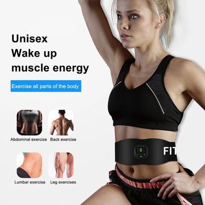 Slimming Belt Belly Weight Loss Abdominal Exercises Exercise Massager Body Shaping 19 Modes Rechargeable Gym Fitness Equiment