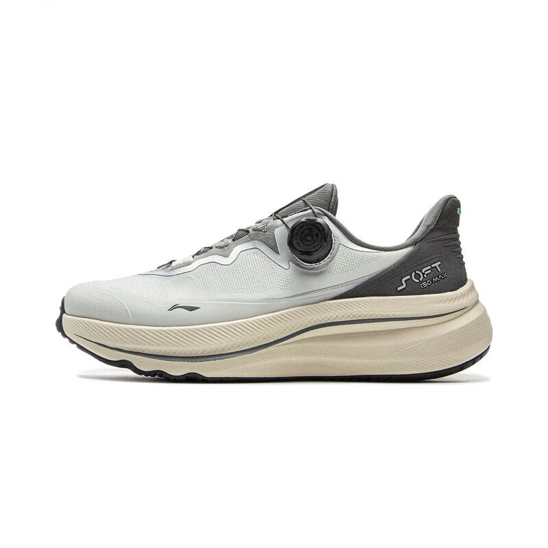 Li-Ning Men Women SOFT GO MAX 2 Walking Shoes COMFOAM Slip-on Thick Heel LiNing Unisex Sports Stylish Casual Shoes AGLV001