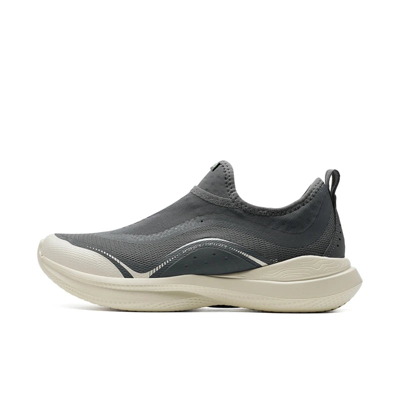 Xtep Soft Tube Running Shoes for Men Comfortable Breathable Slip-on Mesh Wear-Resistant Lightweight Male Sneakers 875219110061