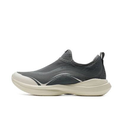 Xtep Soft Tube Running Shoes for Men Comfortable Breathable Slip-on Mesh Wear-Resistant Lightweight Male Sneakers 875219110061