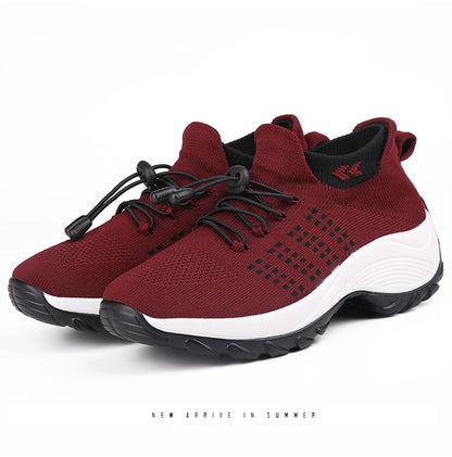 2024 Women Plus Size Shoes Summer Air Mesh Sport Aqua Shoes Outdoor Women's Quick Dry Water Shoes Sneakers Running Shoes 35-45