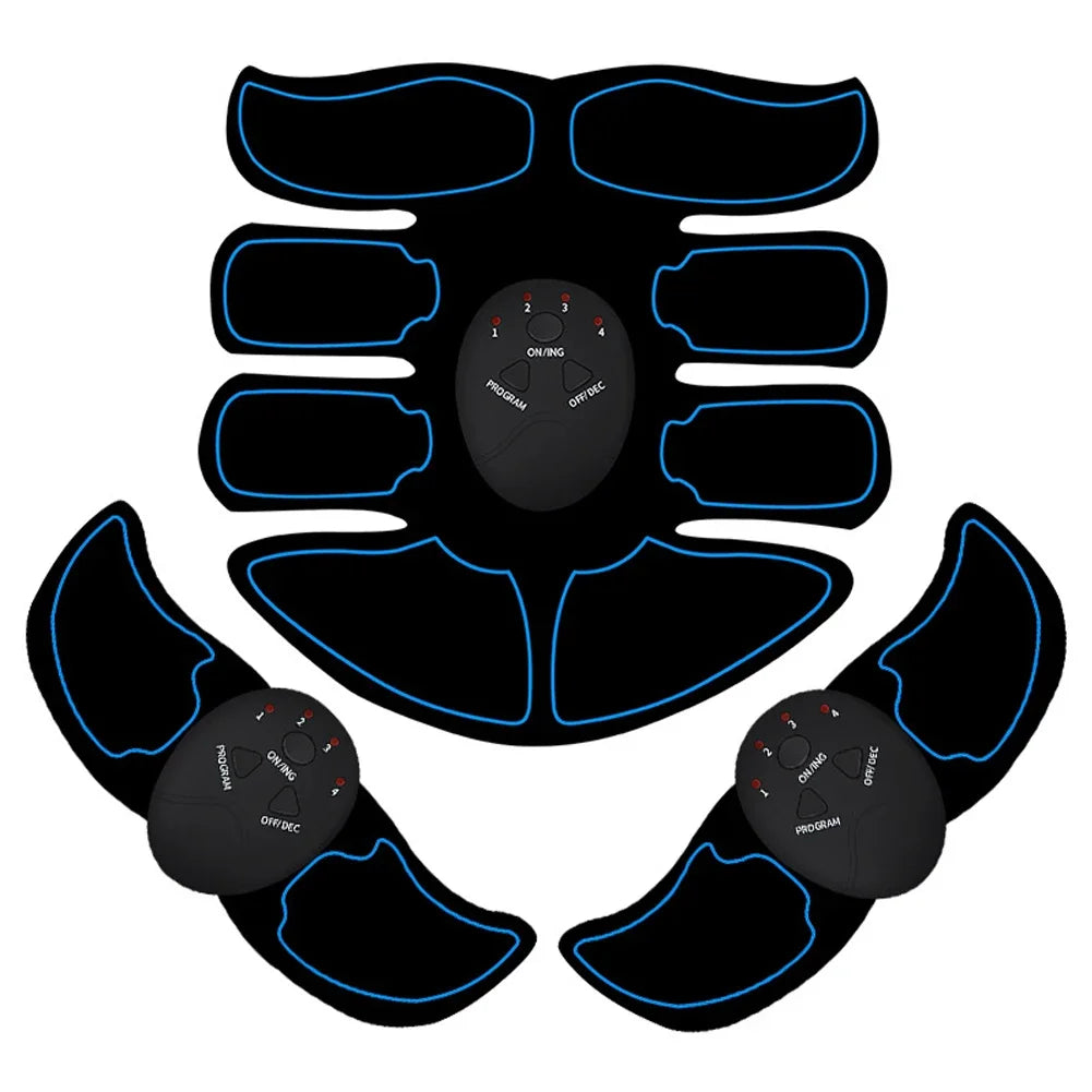 Wireless EMS Abdominal Muscle Stimulator Buttock Hip Trainer Waist Arm Leg Body Smart Slimming Massager Unisex Fitness Equiment