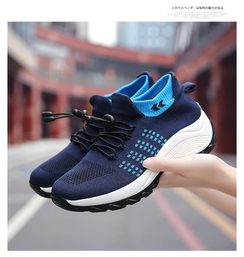 2024 Women Plus Size Shoes Summer Air Mesh Sport Aqua Shoes Outdoor Women's Quick Dry Water Shoes Sneakers Running Shoes 35-45