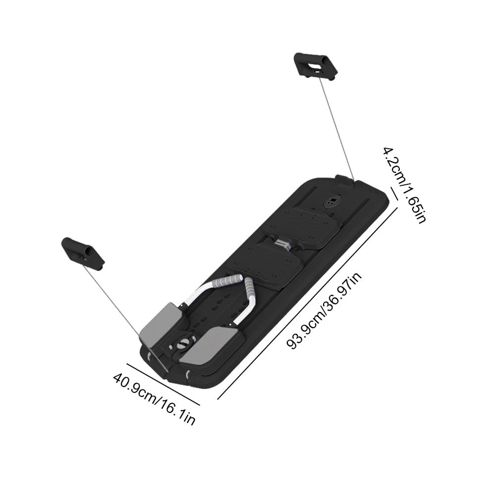 Multifunctional Fitness Board Abdominal Board Non Slip Workout Board with Phone Holder Push Up Board Home Gym Equipment