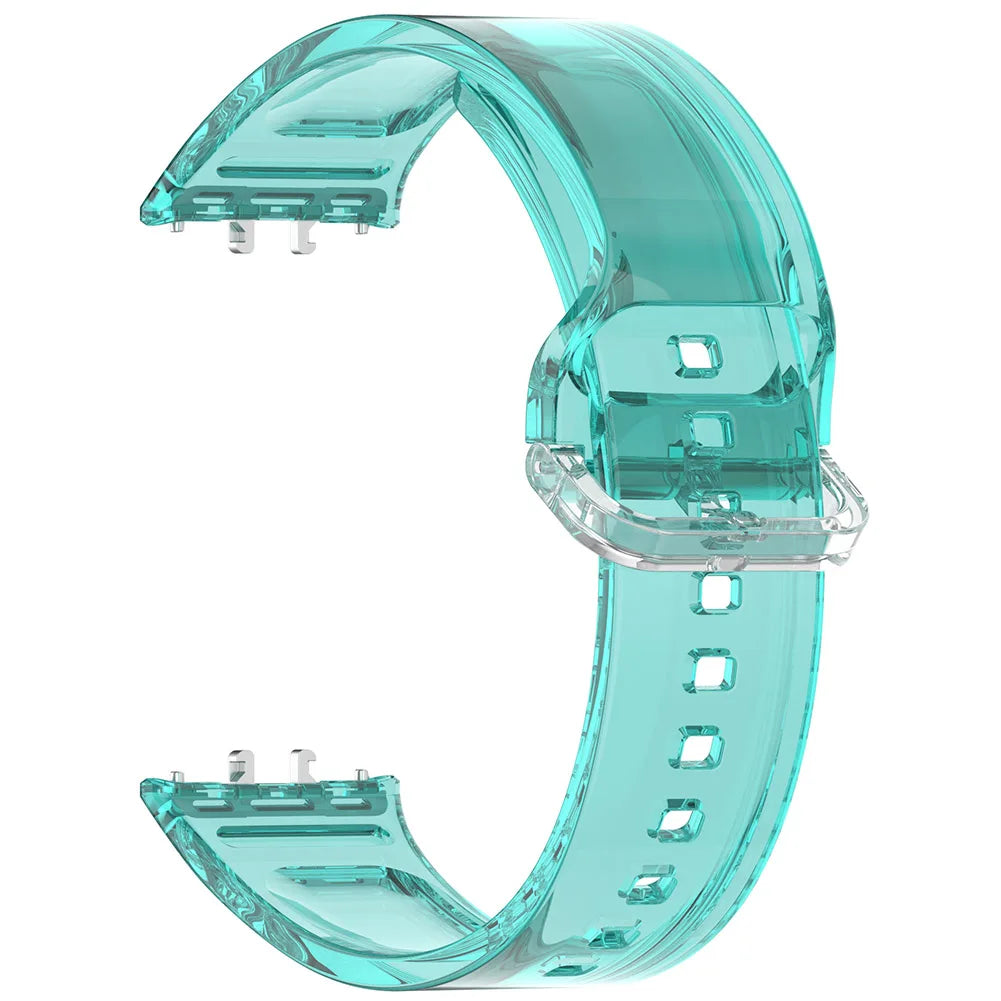 Photochromic Sport Strap Sport Watchband Adjustable TPU Sport Wrist Band Sweatproof Comfortable for Samsung Galaxy Fit 3 SM-R390