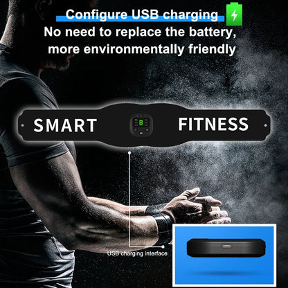 Slimming Belt Belly Weight Loss Abdominal Exercises Exercise Massager Body Shaping 19 Modes Rechargeable Gym Fitness Equiment